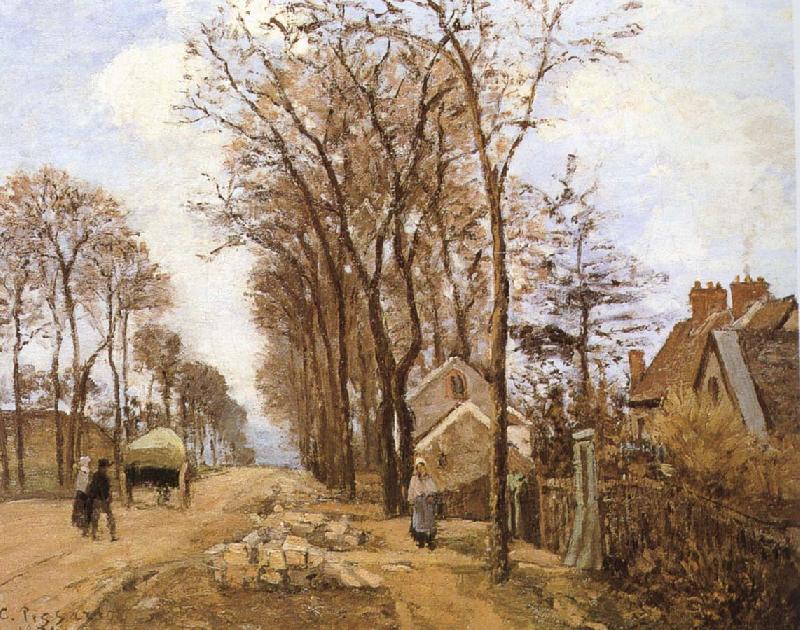 Camille Pissarro Rural road oil painting picture